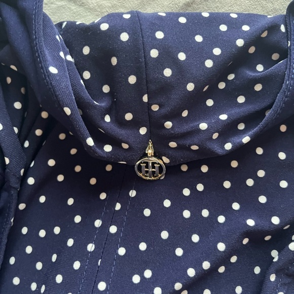 Tommy Hilfiger Navy and White Polka Dot Dress - Picture 4 of 5